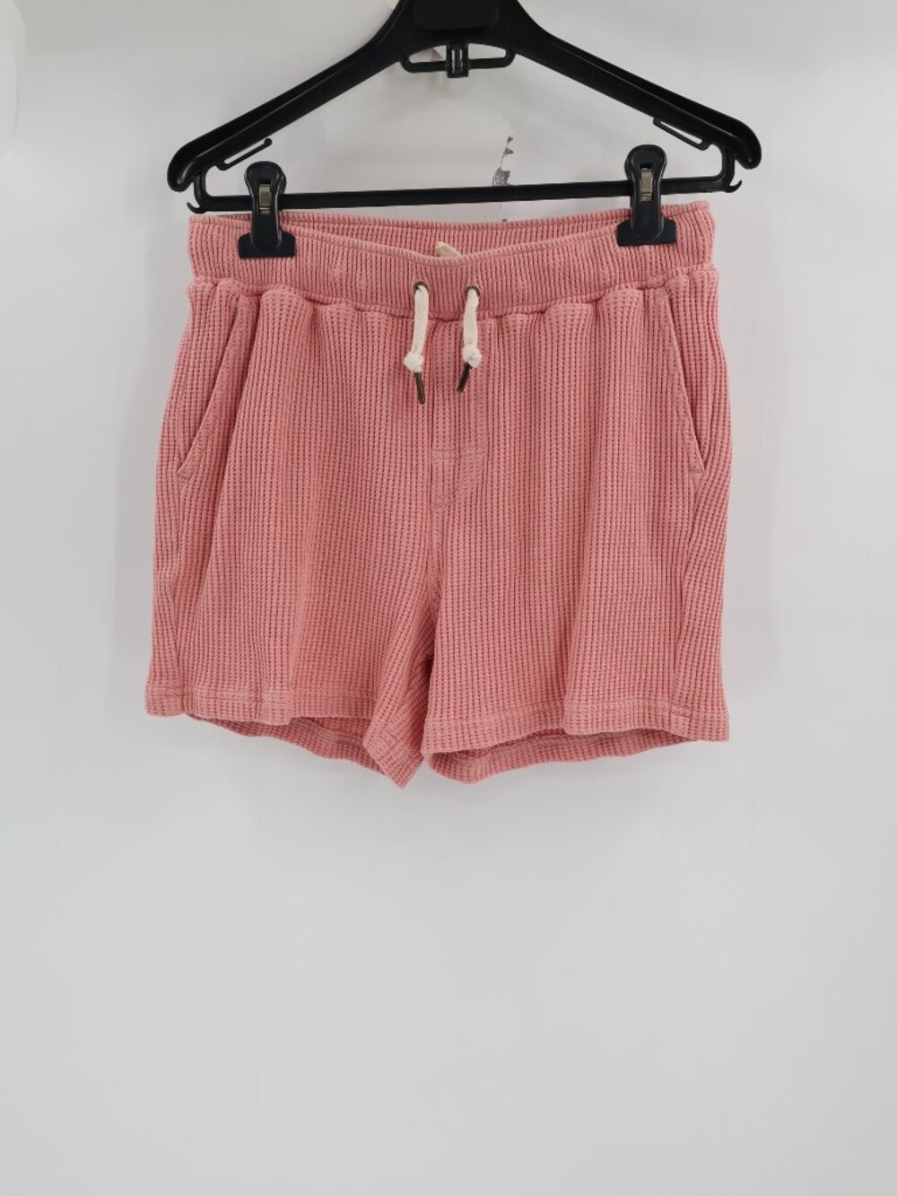 Dandy Del Mar Shorts Men's Medium Cotton Cannes Waffle Knit 4" Drawstring pink